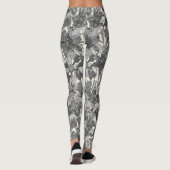 lelie zwarte parel leggings (Achterkant)