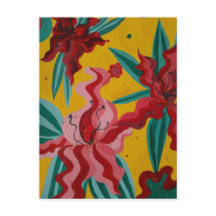 lelies, bloemen, abstractie, abstractionisme,