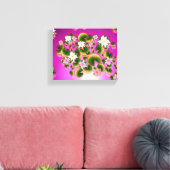 Lelies Canvas Afdruk (Insitu (Woonkamer))