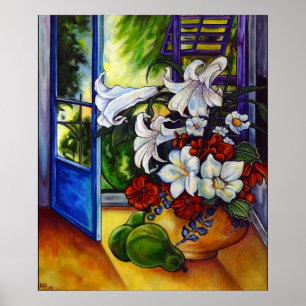 Lelies & peren - Poster