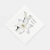 Lelies Witte Pasen Lelie Party Servet (Hoek)