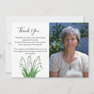 Lelietje-van-dalen Bloemense Funeraire Overlijden  Kaart