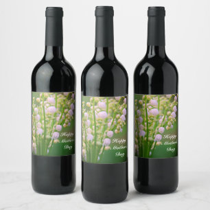 Lelietje-van-dalen gepersonaliseerd wijnlabel wijn etiket