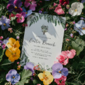 Lelietje-van-dalen groen | Rustic kruis Paasfeest  Kaart