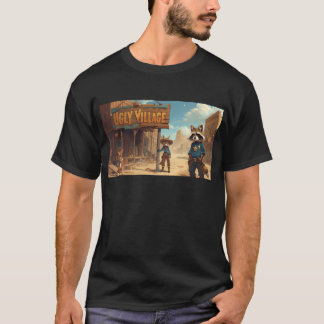 Lelijk dorpje Old West T-shirt