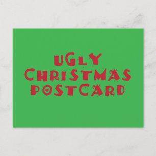 Lelijk kerst Briefkaart