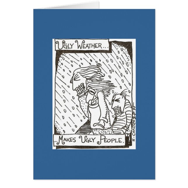 Lelijk weer... (Voorkant)