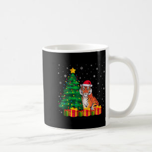 Lelijke Bengaalse Tijger Kerstman Hoed Kerstboom L Koffiemok