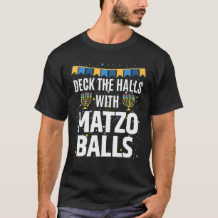 Lelijke Chanoeka dek de zalen met Matzo ballen T-shirt