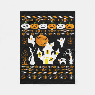Lelijke Halloween Dierenarts Dieren Katten Uil Vro Fleece Deken