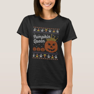 Lelijke Halloween Sweater Pompoen Queen T-shirt