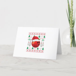 Lelijke Kerst Bowling Shirt Cadeau Jongens Kindere Feestdagen Kaart