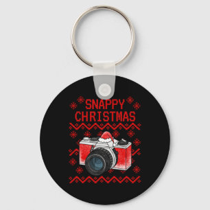 Lelijke Kerst Camera Fotograaf Xmas Foto Sleutelhanger