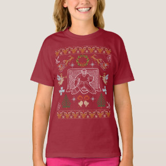Lelijke Kerst Hockey Keeper Sweater – Festive Hoc T-shirt