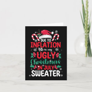 Lelijke Kerst In Juli Trui Grappig Inflatie Som Kaart
