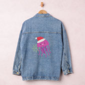 lelijke kerst kwal santa sneeuwvlok denim jacket (Hangar)