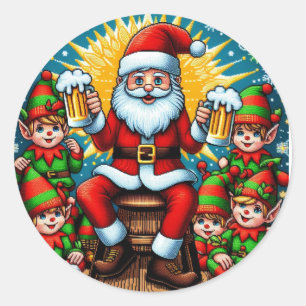 Lelijke Kerst Trui Ronde Sticker