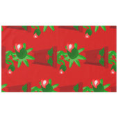 Lelijke kerst Venus Flytrap Holly Tafelkleed (Voorkant (Horizontaal))