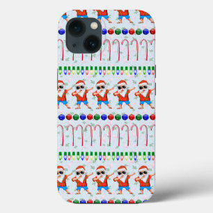 Lelijke kerstdabbing Santa iPhone 13 Hoesje
