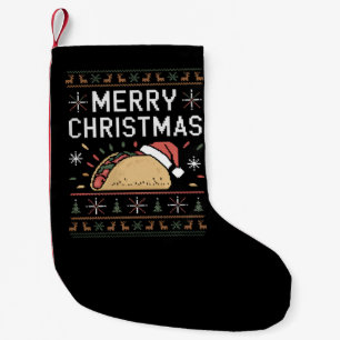 Lelijke Kerstman Taco Kerst Sweater Lichtjes Kleine Kerstsok