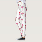 lelijke kerstmansanta claus flamingo leggings (Links)