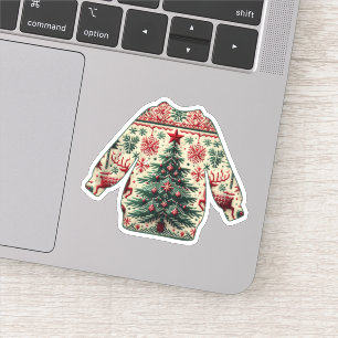 Lelijke Kerstmuts Sticker