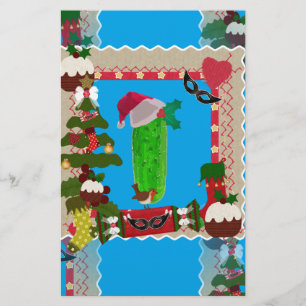 lelijke kerstpup briefpapier