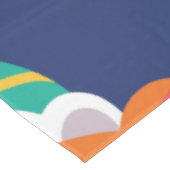 lelijke kersttijger kerstman tafelkleed (Gekanteld)