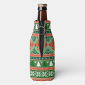 lelijke kersttrui flesjeskoeler (Fles Achterkant)