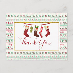 Lelijke Kersttrui Patroon Briefkaart