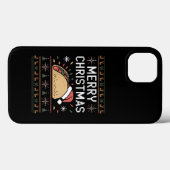 Lelijke kersttrui verlicht kerstman taco kerst Case-Mate iPhone case (Achterkant (horizontaal))