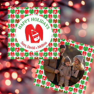 Lelijke Kersttruien CUSTOM FOTO Feestdagenkaart