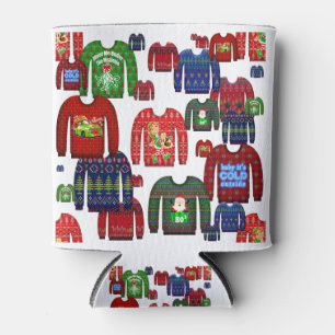 lelijke kerstzweten blikjeskoeler