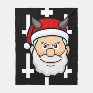 lelijke schildpad santa claus fleece deken