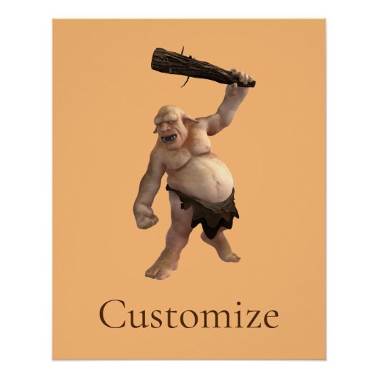 Lelijke Troll Thunder_Cove Perfect Poster (Voorkant)