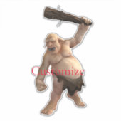 Lelijke Troll Thunder_Cove Sticker (Voorkant)