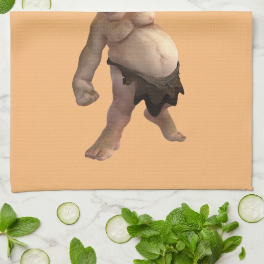 Lelijke Troll Thunder_Cove Theedoek (Gevouwen)