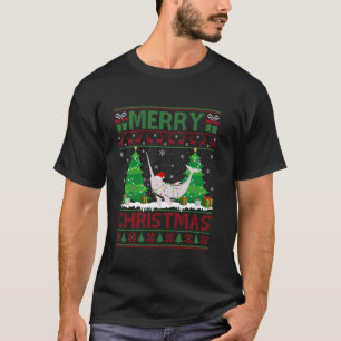Lelijke Trui Kerstboom Verlichting Narwhal Lelijk T-shirt