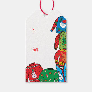 Lelijke trui kerstcadeau Tags Cadeaulabel