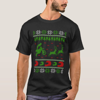Lelijke trui Motorcross Biker Gift voor Kerstmis T-shirt