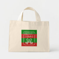 Lelijke trui patroon jingle bells Merry Xmas garen