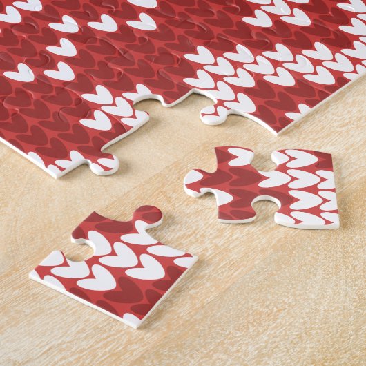 Lelijke trui Santa Claus slee en rendieren Legpuzzel (Zijkant)