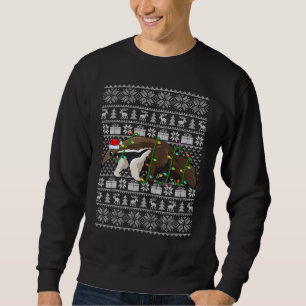Lelijke trui stijl Kerstmis lichten Kerstman Miere