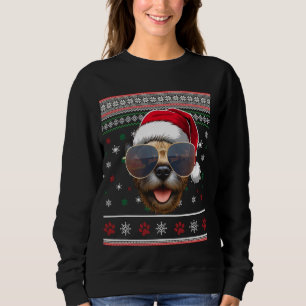 Lelijke Trui X-mas Santa Border Terrier Hond Chris