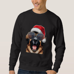 Lelijke Trui X-mas Santa Leonberger Hond Kerstmis