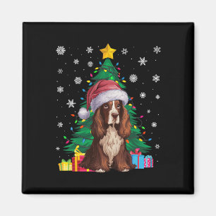 Lelijke Trui Xmas Tree Lights Boykin Spaniel Hond Magneet