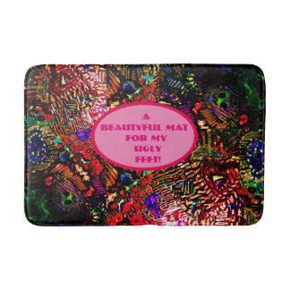 Lelijke voetbadmat badmat