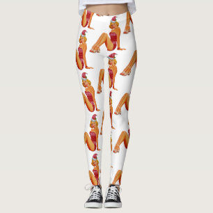 lelijke zweten over kerst leggings