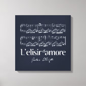 L'elisir d'amore 2 canvas afdruk (Voorkant)