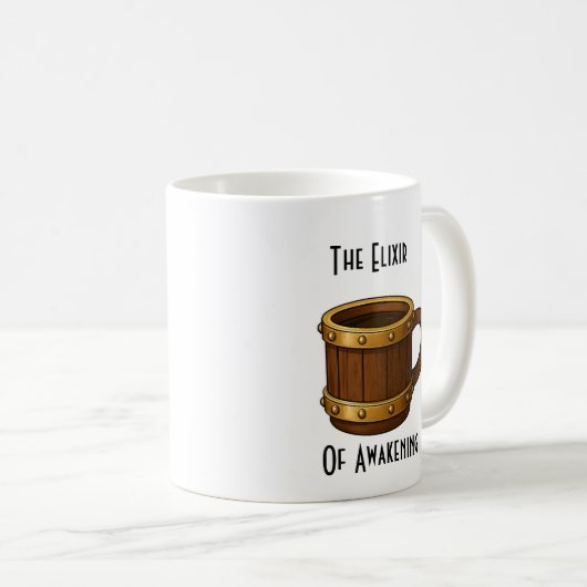 L'élixir de l'éveil de la Mug de café (Devant droit)